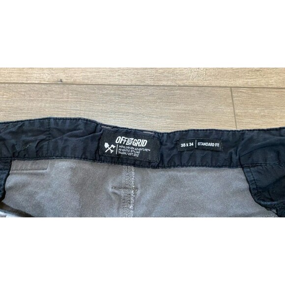 Off The Grid Trailblazer Cargo Pants Mens 38x33 Gray Tactical Stretch Utility - Picture 4 of 11